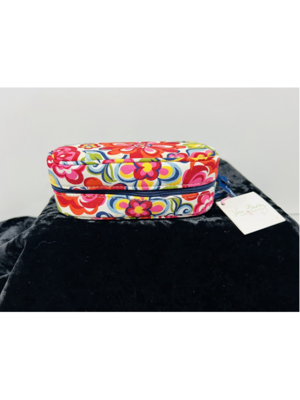 Vera Bradley Hope Garden Floral Eyeglasses Sunglasses Case Travel Organizer Zip